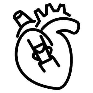 heart valve icon