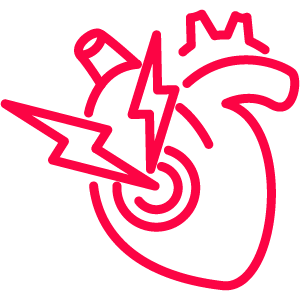 heart pain icon