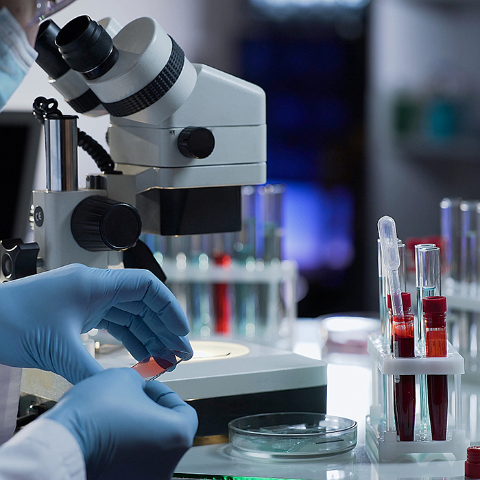 advanced blood testing in lab
